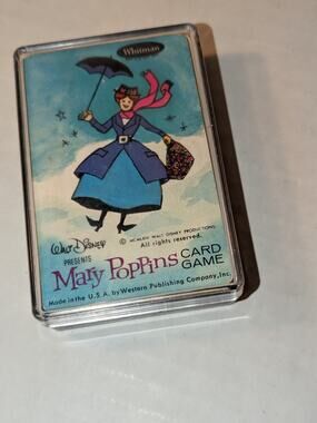 Vintage 1966 Whitman Walt Disney Presents Mary Poppins Card Game ~ 100% Complete